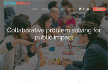 Tablet Screenshot of civicmakers.com